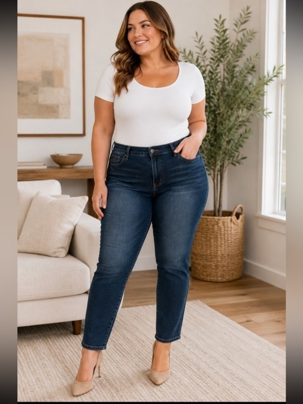 Tahari Kelly Classic Skinny Jeans – Size 20W